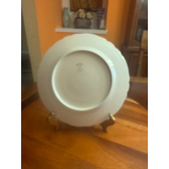 1930s Luncheon Plate Schleiger 1151 by Haviland a Set of 4 For Sale - Image 9 of 11