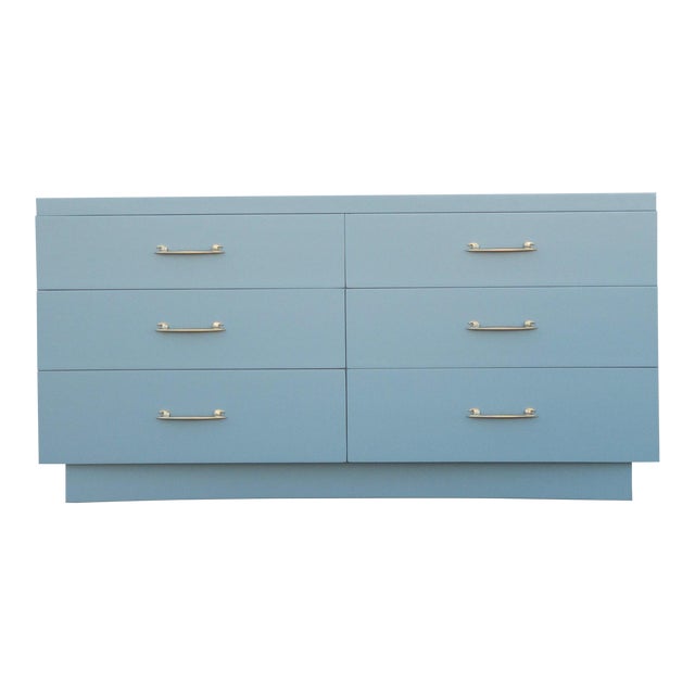 1950's Cottage Light Blue 6Drawer Dresser Chairish