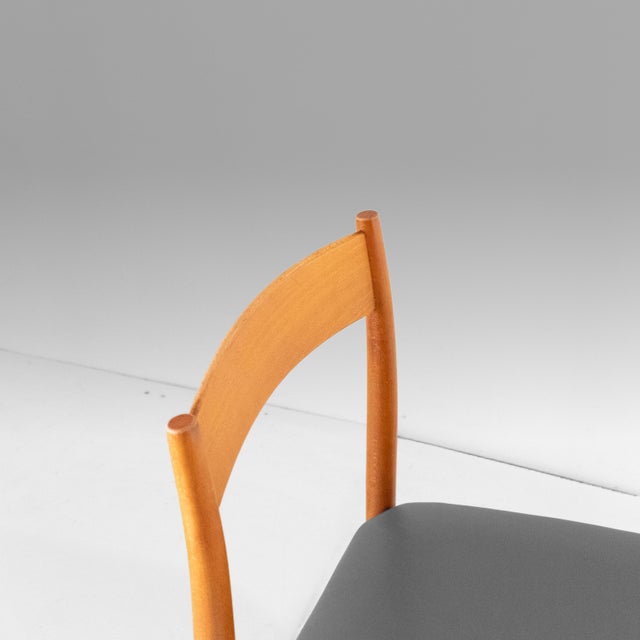Vintage Italian Wood Dining Chairs by Passoni Udine, 1960s, Set of 4 For Sale - Image 12 of 14