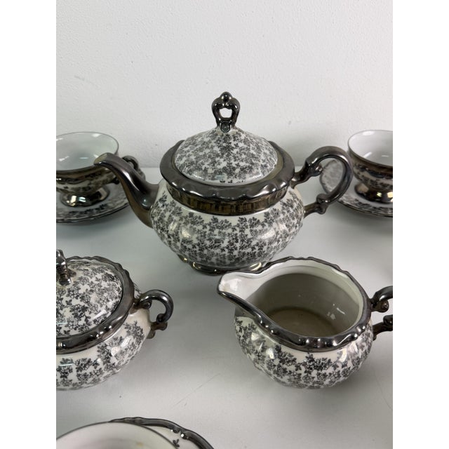 Mitterteich Tea Service for 12 in Porcelain, Bavaria, 1931, Set of 29 For Sale - Image 12 of 15