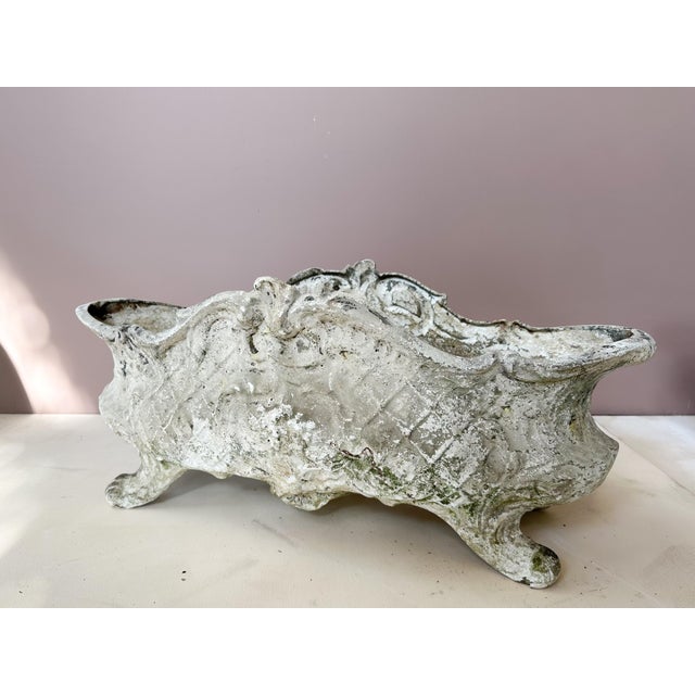 Antique French Wrought Iron Planters, 1900s, Set of 2 For Sale - Image 3 of 6