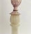 Stone Italian Neoclassical Style Alabaster Off White Table Lamp, a Pair For Sale - Image 7 of 13