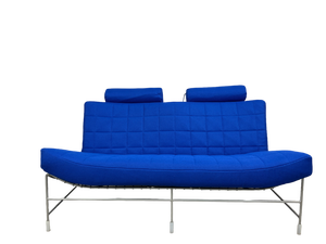Vintage Blue Volare 2-Seater Sofa by Jan Armgard for Leolux