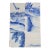 Antique Set of 6 Baroque Portuguese Tiles, 18th Century Blue & White Scenic and Botanical Details For Sale