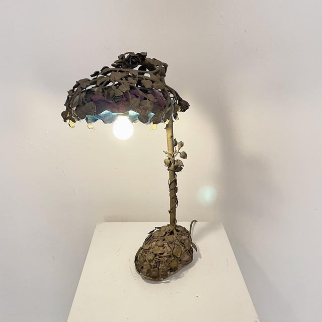 French Art Nouveau Table Lamp, 1910 For Sale - Image 13 of 18