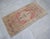 1970s Distressed Low Pile Turkish Yastik Petite Rug Faded Mat - 22'' X 44'' For Sale - Image 12 of 13