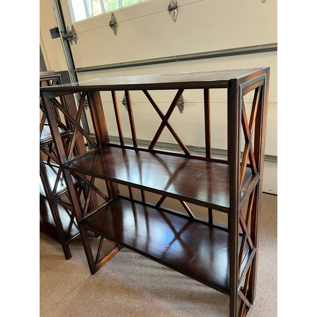 1990s 1990s Chippendale Style Shelf For Sale - Image 5 of 12