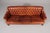 Animal Skin Antiqued Chesterfield Leather Sofa, 1960 For Sale - Image 7 of 13