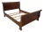 Crescent Cherry Queen Size Sleigh Bed For Sale