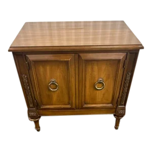 1960s Vintage Fruitwood Nightstand
