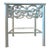 French Country Rustic Cast Iron Side Table For Sale