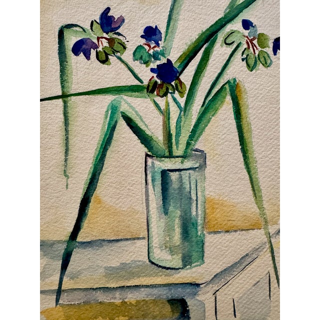 DESCRIPTION: Original watercolor on paper by Henry Emil Salloch, also known as Heinz Emil Salloch, the German-born...