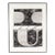 “I vs. U” Ink Drawing by James Spencer Russell For Sale