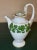 Meissen Porcelain Meissen Porcelain Gilt Green Ivy Leaf Vine Swan Neck Handle Coffee Pot For Sale - Image 4 of 12