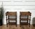 1950s Mid-Century Modern Italian Carved Wood Bedside Tables, 1950s, Set of 2 For Sale - Image 5 of 11