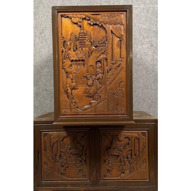 1950s Rotating Cabinet in Camphor Wood, 1950 For Sale - Image 5 of 7