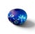 1980s Fenton Favrene Satin Sunflower Blue Art Glass-Etched-Cobalt Vase, Limited Edition For Sale - Image 9 of 11
