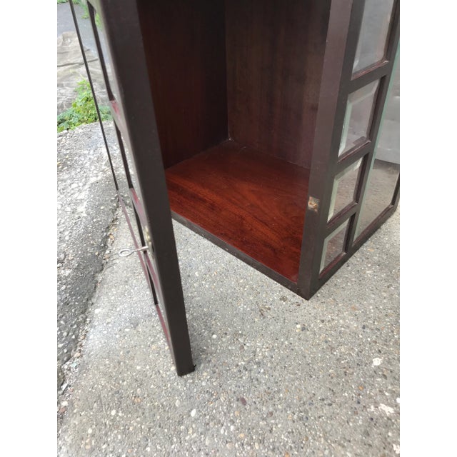 Paint Vintage Brown Cabinet, 1950s For Sale - Image 7 of 11