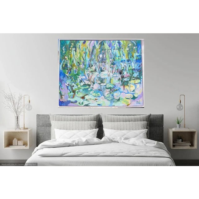 MOTHER'S DAY SPECIAL !!! SPRING SALE!! Over 47 people have liked this painting, be the one to own it.... Monumental framed...