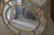Vintage Hollywood Regency Gold Gilt Oval Mirror W / Etched Floral Bevel Glass Border, Leaf & Acorn Ornate Frame- 50" For Sale In Houston - Image 6 of 18