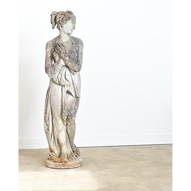 English, late 19th century reproduction of the masterpiece Venus Italica, sculpted from marble circa 1812 by Antonio...