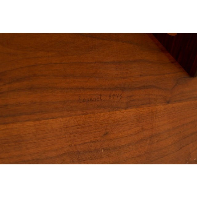 Arthur Espent Carpenter Three Leg Table Walnut Dining Table 1960 For Sale - Image 10 of 12
