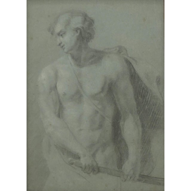 An early 19th-century Italian academic sketch of a warrior, circa 1800.