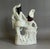 1940s Antique Staffordshire Highlander Figure Group With Dog & Bird, c.1840s For Sale - Image 5 of 12