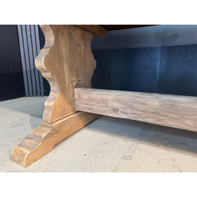 Oak Farmhouse Dining Table, 1920 For Sale - Image 12 of 18