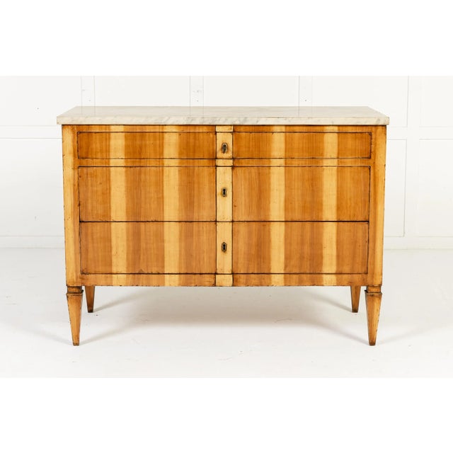 Italian Fruitwood Chestx of Drawers, 19th Century, Set of 2 For Sale - Image 5 of 10