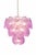 2000 - 2009 Pink Shell Murano Glass Chandelier, 2000s, Set of 2 For Sale - Image 5 of 9