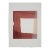 Original Minimal Abstract Painting in Rust and Sand by Artist Casey R Klein For Sale