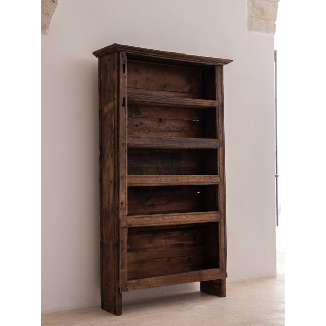 Primitive Shelf Unit in Pine For Sale - Image 4 of 9
