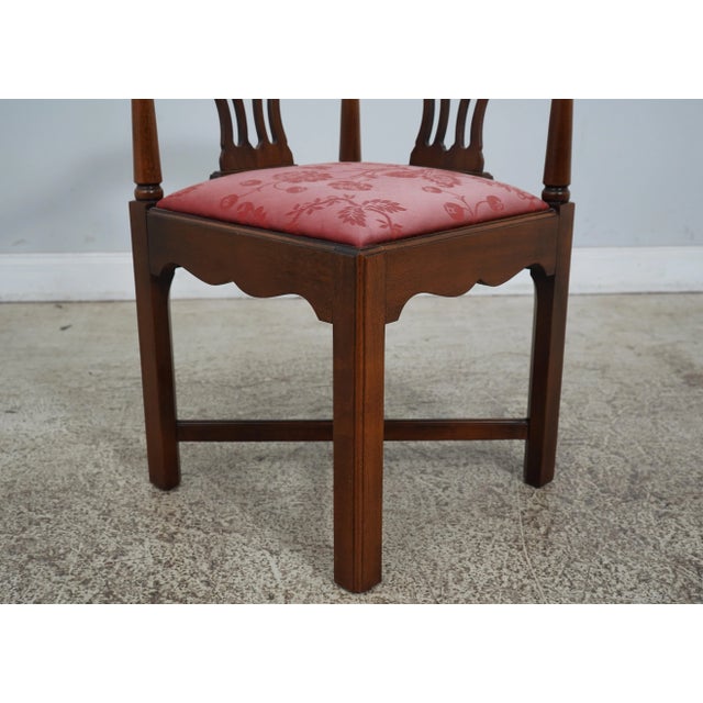 Chippendale Mahogany Corner Chair For Sale In Philadelphia - Image 6 of 12