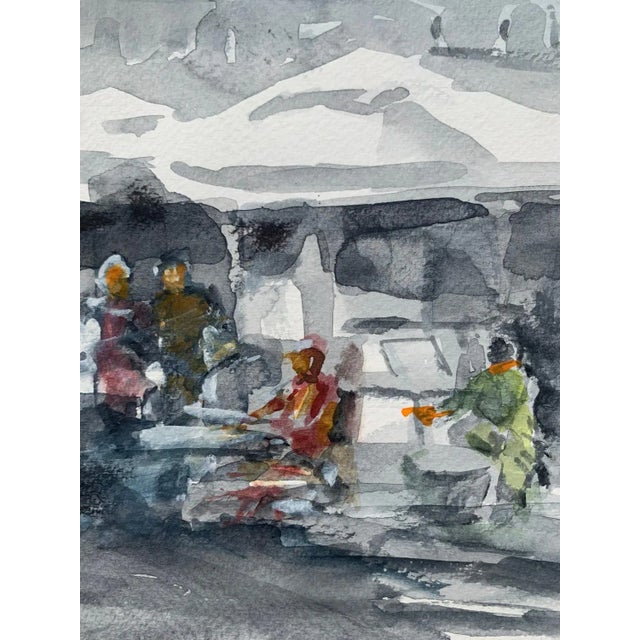 Włodzimierz Karczmarzyk, Warsaw: The Old Town Square, Watercolor on Paper, 2011 For Sale - Image 3 of 6