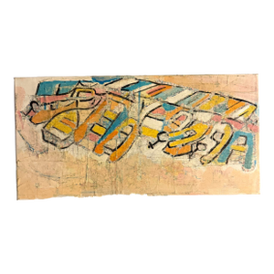 Original Mixed Media Collage Painting by Danny O (Daniel O'Connor)