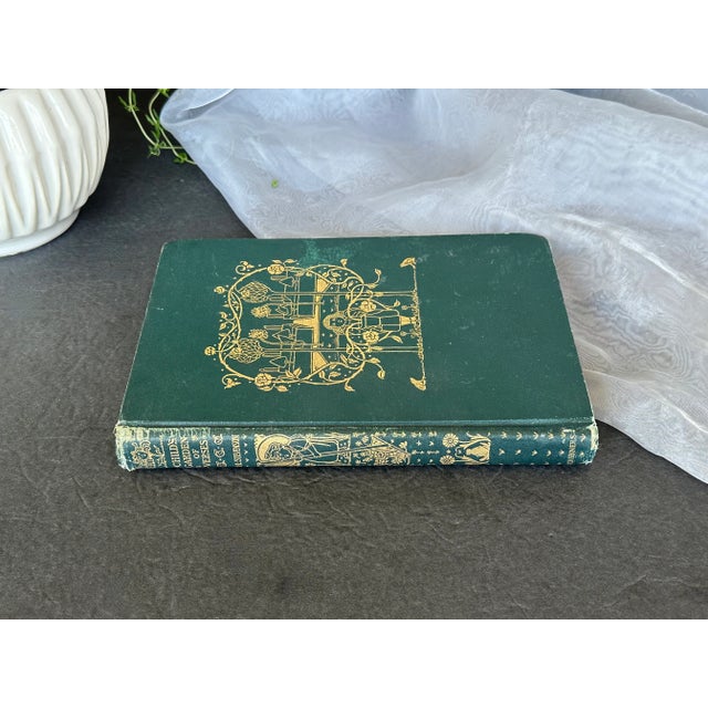 English Antique Decorative Book a Child's Garden of Verse by Robert Louis Stevenson For Sale - Image 3 of 11