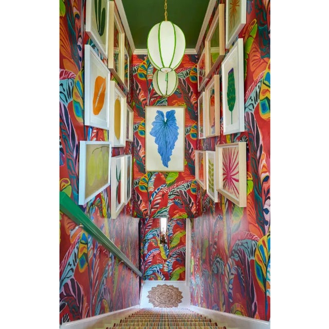 Soicher Marin "Papaya" Susan Hable Still Life Print, Framed For Sale - Image 4 of 5