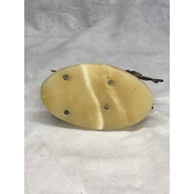 Mid 20th Century Roman Chariot Racer With Bow on Marble Base For Sale - Image 6 of 7