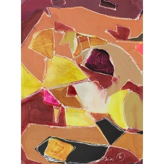 Abstract Modern “Vitrales” – Signed F, 2020 For Sale