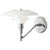 Poul Henningsen 'Ph 3-2' Opaline Glass and Chrome Wall Lamp for Louis Poulsen For Sale