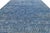 Modern Moroccan Indigo Blue Geometric Handmade Wool Rug 12x16 For Sale - Image 10 of 10
