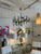 Midcentury Modern Brass & Chrome Italian Designer Sciolari Chandelier For Sale In Philadelphia - Image 6 of 12
