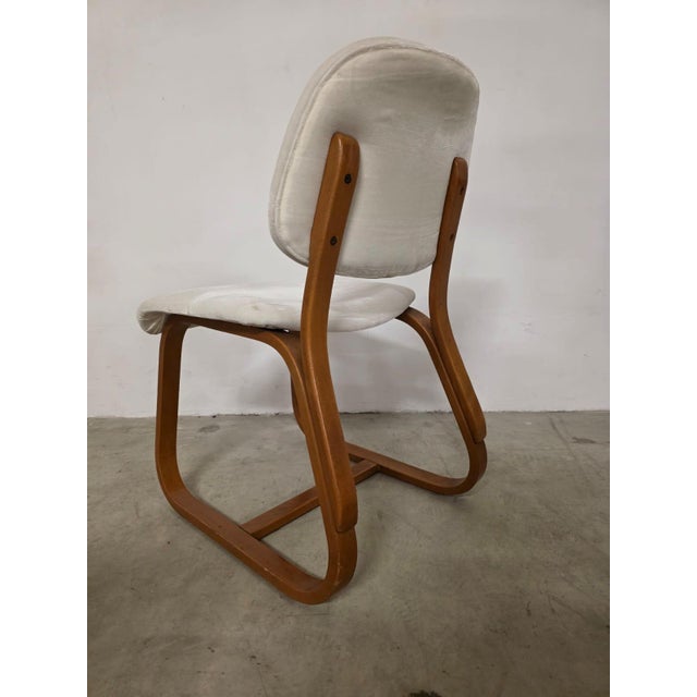 Brown Italian Curved Wooden Chairs, 1960s, Set of 6 For Sale - Image 8 of 18