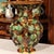 Brown 19th Century French Painted Ceramic Barbotine Vase With Vine, Grape & Leaf Decor For Sale - Image 8 of 10