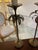 Palm Tree Tole Tables Lamps With Lamps- A Pair For Sale - Image 4 of 9