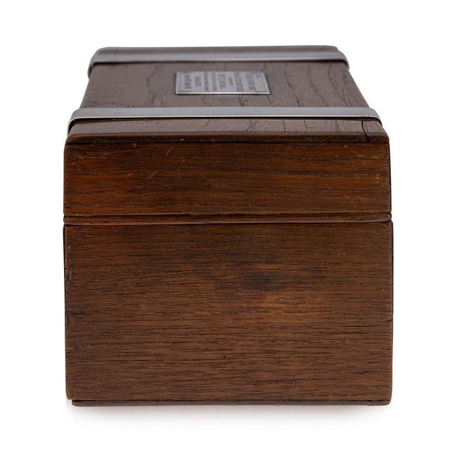 1900 - 1909 20th Century British Silver & Wood h.m.s Majestic Box, 1905 For Sale - Image 5 of 18