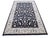 Persian Nain rug, hand knotted in India from 100% wool. Measuring 5’10” x 9’, the rug features an elegant all-over floral...