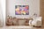 Details: Title: Golden Hour Mobile Medium: Acrylic Painting on Watercolor Paper Size: 100x140 cm in total (100x70 cm, each...