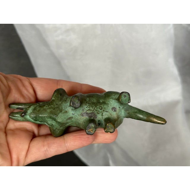 Vintage Miniature Dinosaur Figurine For Sale - Image 9 of 10